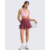 image:imageG4Free BareFeel V Neck Sports Bra for Women  Padded Collared Racerback Tennis Workout Tank TopsBlush
