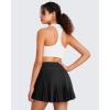 image:imageG4Free BareFeel V Neck Sports Bra for Women  Padded Collared Racerback Tennis Workout Tank TopsPure White