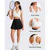 image:imageG4Free BareFeel V Neck Sports Bra for Women  Padded Collared Racerback Tennis Workout Tank TopsPure White