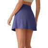 image:imageG4Free BareFeel Wrap Tennis Skirts for Women  15 High Stretch A Line Golf Skort Casual Summer Builtin Shorts with PocketsDusky Purple