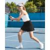 image:imageG4Free Barefeel Tennis Skirts for Girls High Waisted Athletic Skort with Builtin Shorts and Pockets for Golf Running CasualBlack