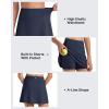 image:imageG4Free Barefeel Tennis Skirts for Girls High Waisted Athletic Skort with Builtin Shorts and Pockets for Golf Running CasualDark Navy