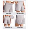 image:imageG4Free Chillwhisp Running Shorts for Women 4  High Waist Lightweight Casual Athletic Shorts Builtin Liner with PocketsChime Gray