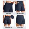 image:imageG4Free Chillwhisp Running Shorts for Women 4  High Waist Lightweight Casual Athletic Shorts Builtin Liner with PocketsDark Navy