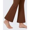 image:imageG4Free EverGoing Maternity Flare Leggings with Pockets Over The Belly Pregnancy Work Ankle Pants 252729Dark Coffee