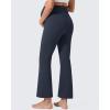 image:imageG4Free EverGoing Maternity Flare Leggings with Pockets Over The Belly Pregnancy Work Ankle Pants 252729Dark Navy