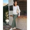image:imageG4Free EverGoing Maternity Flare Leggings with Pockets Over The Belly Pregnancy Work Ankle Pants 252729Gray Sage
