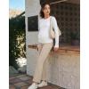 image:imageG4Free EverGoing Maternity Flare Leggings with Pockets Over The Belly Pregnancy Work Ankle Pants 252729Light Khaki