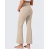 image:imageG4Free EverGoing Maternity Flare Leggings with Pockets Over The Belly Pregnancy Work Ankle Pants 252729Light Khaki