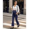image:imageG4Free EverGoing Maternity Flare Leggings with Pockets Over The Belly Pregnancy Work Ankle Pants 252729Royal Blue