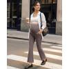 image:imageG4Free EverGoing Maternity Flare Leggings with Pockets Over The Belly Pregnancy Work Ankle Pants 252729Taupe