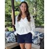 image:imageG4Free ShiftReady 3 Dress Shorts for Women High Waisted Trouser Shorts Tailored Trendy Casual Ladies Short with PocketsDark Navy