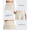 image:imageG4Free ShiftReady 3 Dress Shorts for Women High Waisted Trouser Shorts Tailored Trendy Casual Ladies Short with PocketsIvory