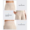image:imageG4Free ShiftReady 3 Dress Shorts for Women High Waisted Trouser Shorts Tailored Trendy Casual Ladies Short with PocketsKhaki