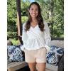 image:imageG4Free ShiftReady 3 Dress Shorts for Women High Waisted Trouser Shorts Tailored Trendy Casual Ladies Short with PocketsKhaki