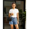 image:imageG4Free Soft Lyocell Quick Dry Workout Tops for Women  Running Yoga Athletic Gym Casual Short Sleeve TShirt BreathablePure White