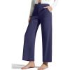 image:imageG4Free BareFeel Ankle Yoga Pants Women 78 Length High Stretch Waist Casual Dressy Pants with Pockets Slacks 252729Royal Blue