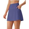 image:imageG4Free BareFeel High Stretch Golf Skirts for Women  15 A Line Tennis Skort Casual Summer Inner Shorts with 3 PocketsDusky Purple