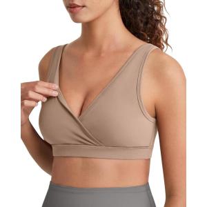 image:imageG4Free BareFeel Maternity Bra Wireless V Neck Nursing Bras for Breastfeeding U Back Pregnancy Sleep Bras YogaToffee