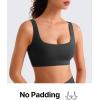 image:imageG4Free BareFeel Square Neck Sports Bras for Women  Non Padded U Back Casual Yoga Crop TopsBlack