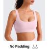 image:imageG4Free BareFeel Square Neck Sports Bras for Women  Non Padded U Back Casual Yoga Crop TopsBlush