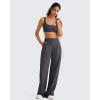 image:imageG4Free BareFeel Square Neck Sports Bras for Women  Non Padded U Back Casual Yoga Crop TopsDark Gray