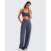 image:imageG4Free BareFeel Square Neck Sports Bras for Women  Non Padded U Back Casual Yoga Crop TopsDark Navy