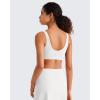 image:imageG4Free BareFeel Square Neck Sports Bras for Women  Non Padded U Back Casual Yoga Crop TopsPure White