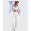 image:imageG4Free BareFeel Square Neck Sports Bras for Women  Non Padded U Back Casual Yoga Crop TopsPure White