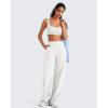 image:imageG4Free BareFeel Square Neck Sports Bras for Women  Non Padded U Back Casual Yoga Crop TopsPure White