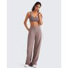 image:imageG4Free BareFeel Square Neck Sports Bras for Women  Non Padded U Back Casual Yoga Crop TopsTaupe