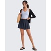 image:imageG4Free Chillwhisp Lightweight Running Shorts for Women 25 High Waist Workout Shorts with Liner Pocket TennisDark Navy