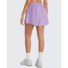 image:imageG4Free Chillwhisp Lightweight Running Shorts for Women 25 High Waist Workout Shorts with Liner Pocket TennisLight Purple