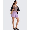 image:imageG4Free Chillwhisp Lightweight Running Shorts for Women 25 High Waist Workout Shorts with Liner Pocket TennisLight Purple