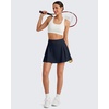 image:imageG4Free High Waisted Tennis Skirts for Women 15 Pleated Flowy Athletic Skorts Summer Casual Inner Shorts with 4 PocketsDark Navy