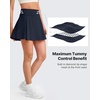 image:imageG4Free High Waisted Tennis Skirts for Women 15 Pleated Flowy Athletic Skorts Summer Casual Inner Shorts with 4 PocketsDark Navy
