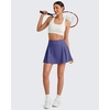 image:imageG4Free High Waisted Tennis Skirts for Women 15 Pleated Flowy Athletic Skorts Summer Casual Inner Shorts with 4 PocketsDusky Purple