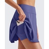 image:imageG4Free High Waisted Tennis Skirts for Women 15 Pleated Flowy Athletic Skorts Summer Casual Inner Shorts with 4 PocketsDusky Purple