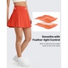 image:imageG4Free High Waisted Tennis Skirts for Women 15 Pleated Flowy Athletic Skorts Summer Casual Inner Shorts with 4 PocketsRust Orange