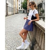 image:imageG4Free Lightweight Tennis Skirts for Women  15 Athletic Yoga Waist Skirt Casual Golf Skorts Inner Shorts with 2 PocketsDusky Purple