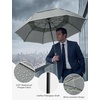 image:imageG4Free Golf Umbrella 62 Inch Large Umbrella for Rain Vented Strong Windproof Waterproof Double Canopy Automatic Open Stick Umbrellas Resist Up to 85 MPH WindsGrey