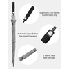 image:imageG4Free Golf Umbrella 62 Inch Large Umbrella for Rain Vented Strong Windproof Waterproof Double Canopy Automatic Open Stick Umbrellas Resist Up to 85 MPH WindsGrey