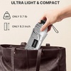 image:imageG4Free 46 Inch Mini Travel Umbrella with Retractable Handle Pocket Size Umbrellas for Sun Rain UV Protection UPF 50 Small Compact UmbrellaBlack