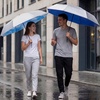 image:imageG4Free 46 Inch Mini Travel Umbrella with Retractable Handle Pocket Size Umbrellas for Sun Rain UV Protection UPF 50 Small Compact UmbrellaBlue