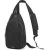image:imageG4Free Sling Bag RFID Blocking Crossbody Bags for Travel Compact Small Sling Backpack Chest and Shoulder Bag for Men and Women for Travel Casual Daily Outings Blackblack