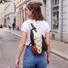 image:imageG4Free Sling Bag for Men Women RFID Blocking Crossbody Bags Hiking Daypacks Small Sling Backpack Chest Shoulder Bag Travel  BlackBeige  Black