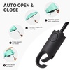 image:imageG4Free Travel Umbrella with Ring Carabiner Handle Automatic Open UV Protection Lightweight Compact Rain amp Sun Umbrella for Backpack Car CommutingTeal