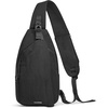image:imageG4Free Sling Bag RFID Blocking Crossbody Bags for Travel Compact Small Sling Backpack Chest and Shoulder Bag for Men and Women for Travel Casual Daily Outings Blackblack