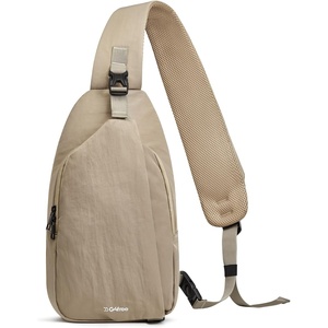 image:imageG4Free Sling Bag RFID Blocking Crossbody Bags for Travel Compact Small Sling Backpack Chest and Shoulder Bag for Men and Women for Travel Casual Daily Outings Blackkhaki