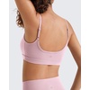 image:imageG4Free BareFeel Non Padded Adjustable Spaghetti Strap Sports Bra for Women  Scoop Neck Wireless Yoga Workout Crop TankBlush